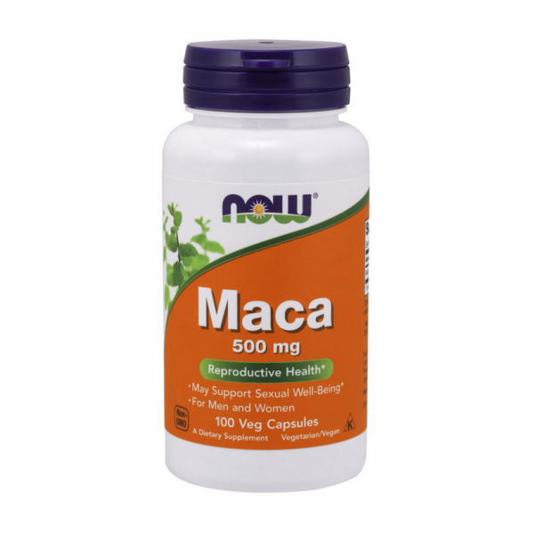 Стимулятор тестостерону NOW Maca 500 мг 250 Вегакапсул