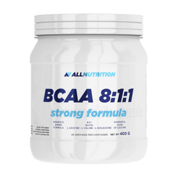 Амінокислота BCAA AllNutrition BCAA 8:1:1 Strong Formula, 400 грам Кола