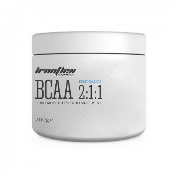 Амінокислота BCAA IronFlex BCAA 2-1-1 Performance, 200 грам Вишня
