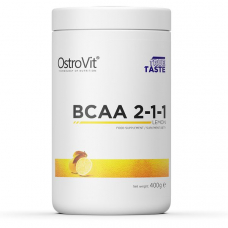 Амінокислота BCAA OstroVit BCAA 2:1:1, 400 грам Лимон Амінокислота BCAA OstroVit BCAA 2:1:1, 400 грам Лимон