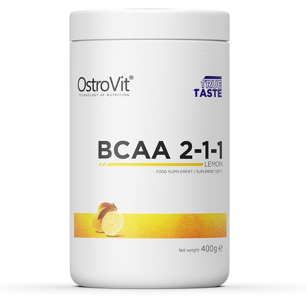 Амінокислота BCAA OstroVit BCAA 2:1:1, 400 грам Лимон