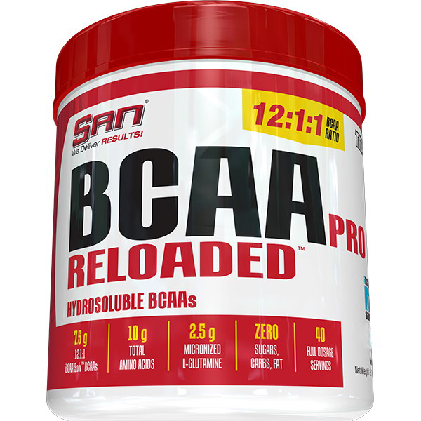 Амінокислота BCAA SAN BCAA-Pro Reloaded, 456 грам Полуниця-ківі