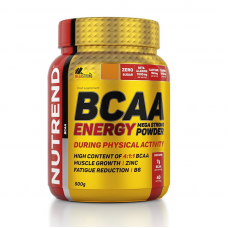 Амінокислота BCAA Nutrend BCAA Energy Mega Strong, 500 грам Малина