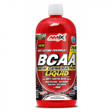 Амінокислота BCAA Amix Nutrition BCAA New Generation Liquid, 1 літр Червона малина
