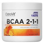 Амінокислота BCAA OstroVit BCAA 2:1:1, 200 грам Апельсин