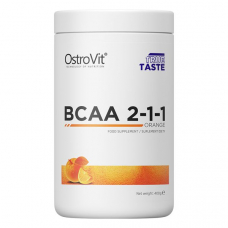 Амінокислота BCAA OstroVit BCAA 2:1:1, 400 грам Апельсин