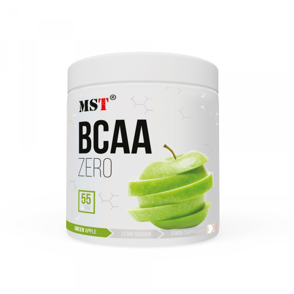 Амінокислота BCAA MST BCAA Zero, 330 грам Зелене яблуко