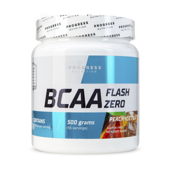 Амінокислота BCAA Progress Nutrition BCAA Flash, 500 грам Персиковий чай