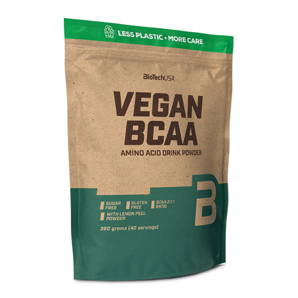 Амінокислота BCAA BioTech Vegan BCAA, 360 грам Лимон