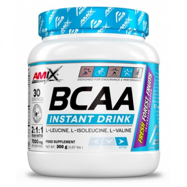 Амінокислота BCAA Amix Nutrition Performance BCAA Instant Drink, 300 грам Лісові фрукти