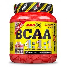 Амінокислота BCAA Amix Nutrition BCAA 4:1:1, 300 таблеток Амінокислота BCAA Amix Nutrition BCAA 4:1:1, 300 таблеток