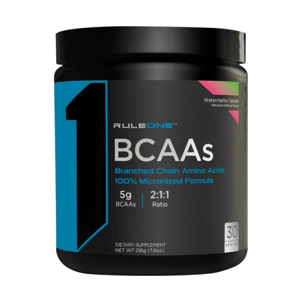 Амінокислота BCAA Rule 1 BCAA, Кавун 216 грам