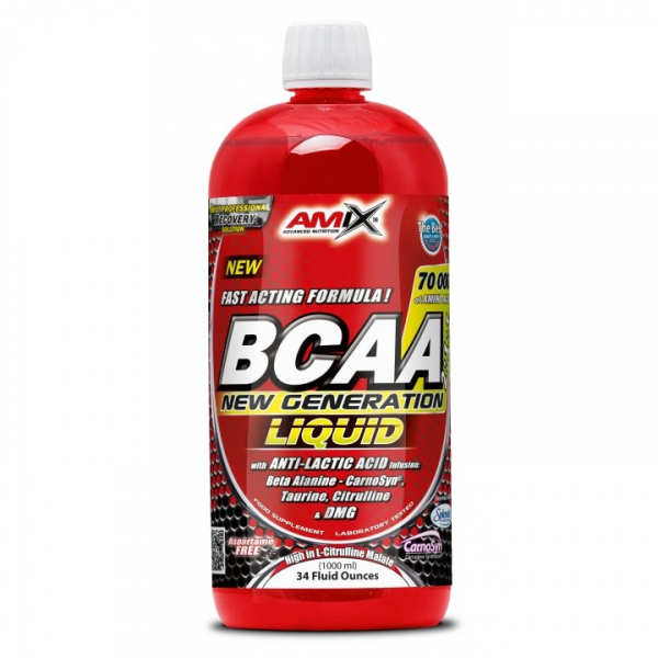 Амінокислота BCAA Amix Nutrition BCAA New Generation Liquid, 1 літр Фруктовий пунш