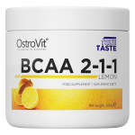Амінокислота BCAA OstroVit BCAA 2:1:1, 200 грам Лимон