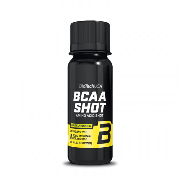 Амінокислота BCAA BioTech BCAA Shot, 60 мл - лайм