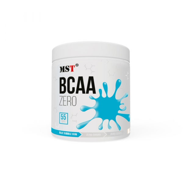 Амінокислота BCAA MST BCAA Zero, 330 грам Синя жувальна гумка