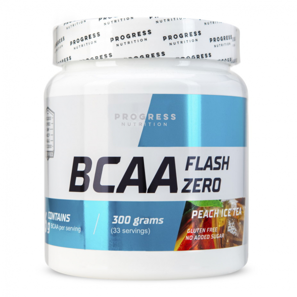 Амінокислота BCAA Progress Nutrition BCAA Flash, 300 грам Персиковий чай