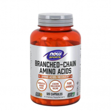 Амінокислота BCAA NOW Branched Chain Amino Acids, 120 капсул Амінокислота BCAA NOW Branched Chain Amino Acids, 120 капсул