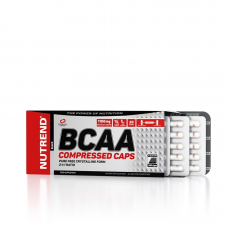 Амінокислота BCAA Nutrend BCAA Compressed, 120 капсул Амінокислота BCAA Nutrend BCAA Compressed, 120 капсул