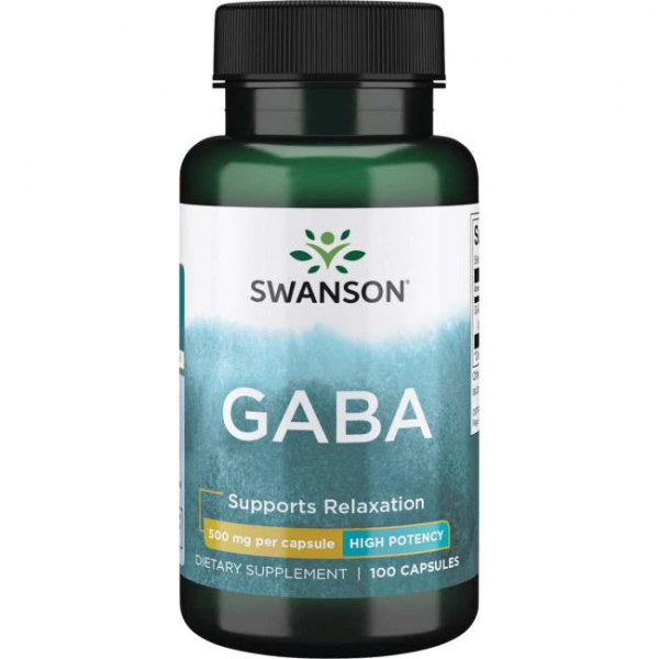 Амінокислота Swanson GABA 250 mg, 60 капсул