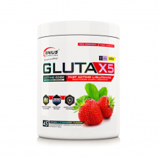 Амінокислота Genius Nutrition Gluta X5, 405 грам Полуниця Амінокислота Genius Nutrition Gluta X5, 405 грам Полуниця