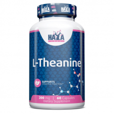 Амінокислота Haya Labs L-Theanine 200 mg, 60 капсул