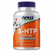 Амінокислота NOW 5-HTP 100 mg, 120 вегакапсул