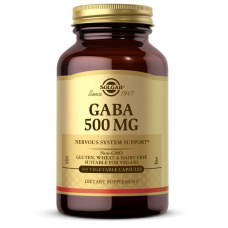 Амінокислота Solgar GABA 500 mg, 100 вегакапсул Амінокислота Solgar GABA 500 mg, 100 вегакапсул