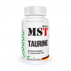 Амінокислота MST Taurine 1000, 90 таблеток