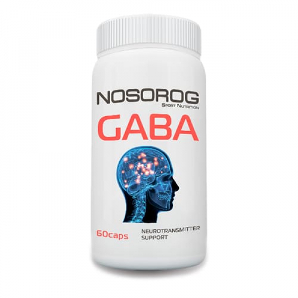Амінокислота Nosorog GABA, 60 капсул