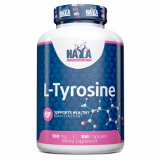 Амінокислота Haya Labs L-Tyrosine 500 mg, 100 капсул Амінокислота Haya Labs L-Tyrosine 500 mg, 100 капсул