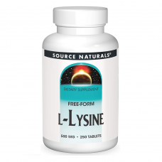 Амінокислота Source Naturals L-Lysine 500 mg, 250 таблеток