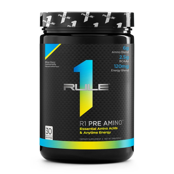 Амінокислота Rule 1 Pre Amino, 252 грам Ожиновий лимонад