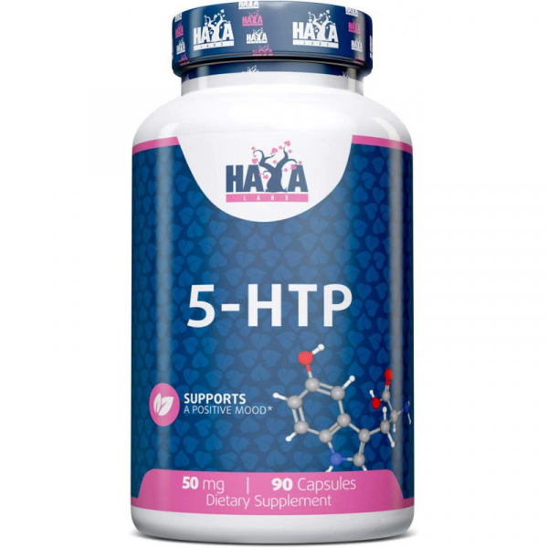 Амінокислота Haya Labs 5-HTP 50 mg, 90 капсул