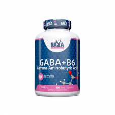 Амінокислота Haya Labs Gaba + B6, 100 вегакапсул