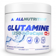 Амінокислота AllNutrition Glutamine 1250 Xtra Caps, 180 капсул