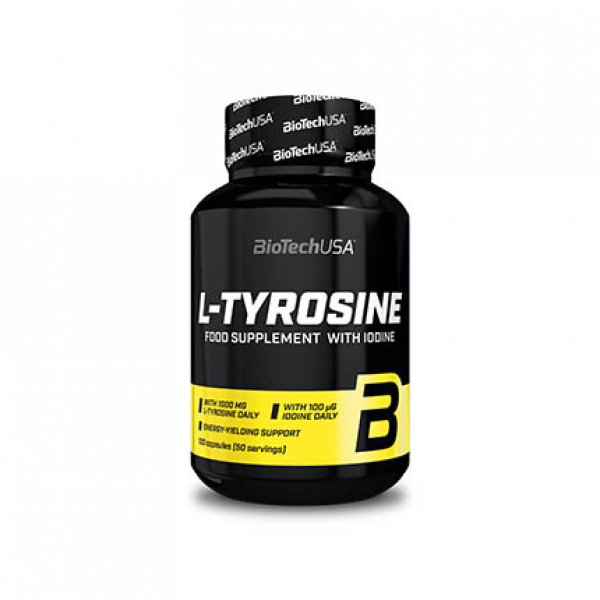 Амінокислота BioTech L-Tyrosine, 100 капсул