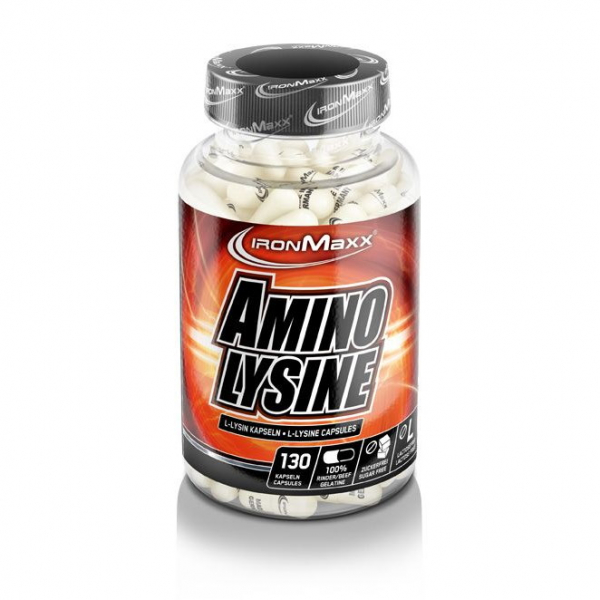 Амінокислота IronMaxx Amino Lysine, 130 капсул