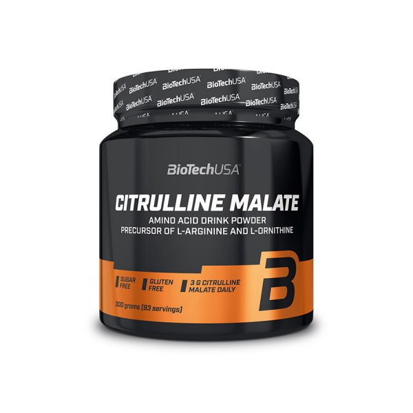 Амінокислота BioTech Citrulline Malate, 300 грам Грейпфрут
