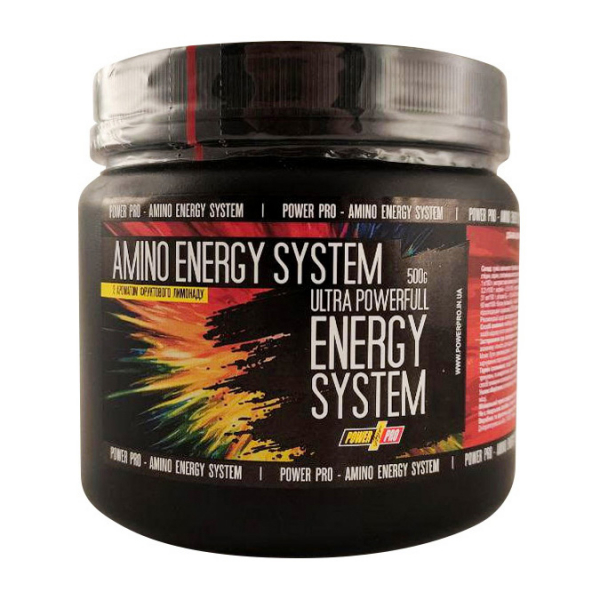 Амінокислота Power Pro Amino Energy System, 500 грам - фруктовий лимонад
