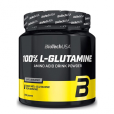 Амінокислота BioTech 100% L-Glutamine, 240 грам