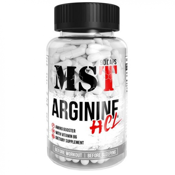 Амінокислота MST Arginine HCL, 90 капс.