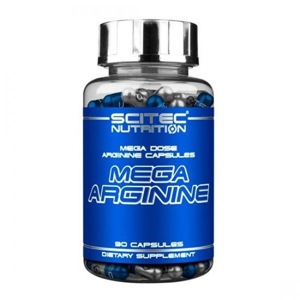 Амінокислота Scitec Mega Arginine, 90 капсул