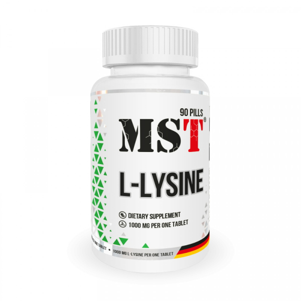Амінокислота MST L-Lysine 1000, 90 таблеток