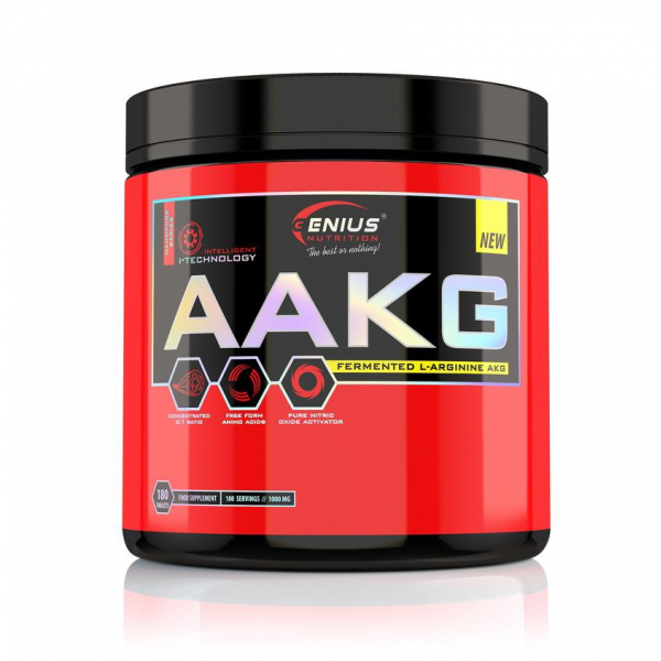 Амінокислота Genius Nutrition AAKG, 180 таблеток