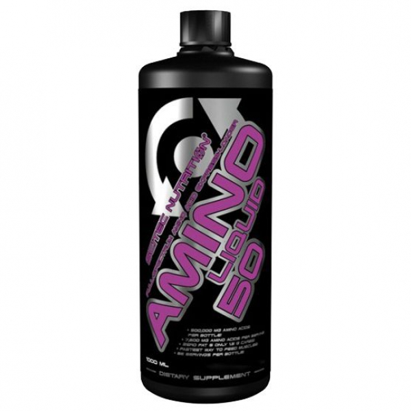 Амінокислота Scitec Amino Liquid 50, 1 літр Вишня-гуава