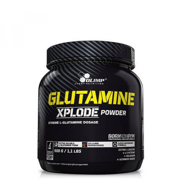 Амінокислота Olimp Glutamine Xplode Powder, 500 грам Лимон