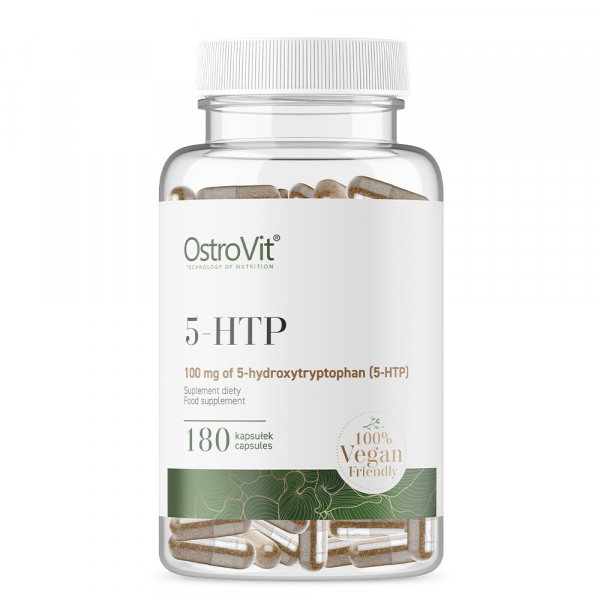 Амінокислота OstroVit Vege 5-HTP, 180 вегакапсул