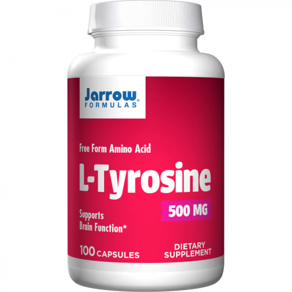 Амінокислота Jarrow Formulas L-Tyrosine 500 mg, 100 капсул