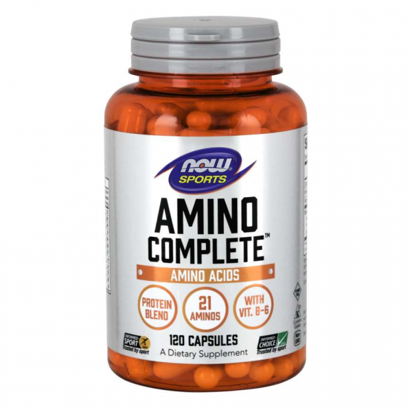 Амінокислота NOW Amino Complete, 120 капсул